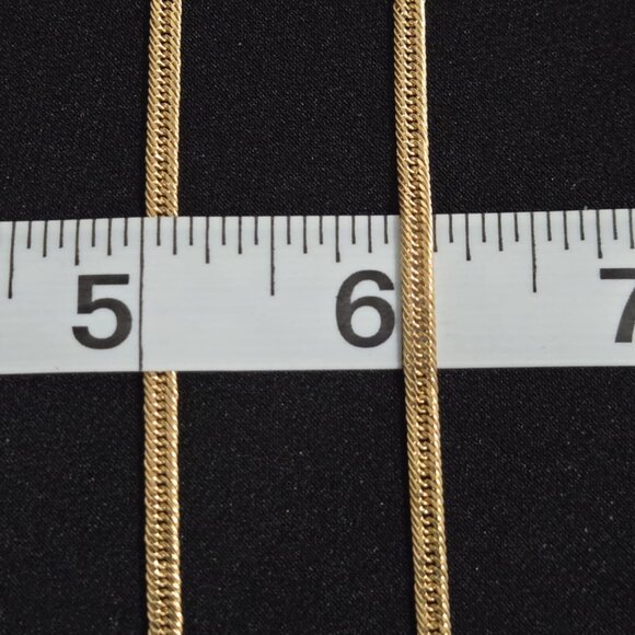 triple lock necklace / gold chain (no pendant) - P2 - Picture 6 of 14